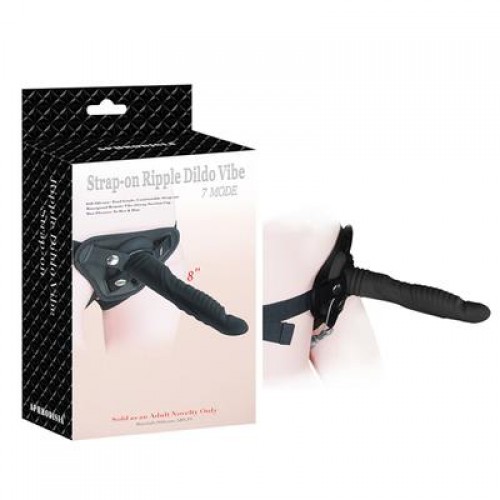 Strap-on Ripple Dildo Vibe Strap-on Ripple Dildo Vibe